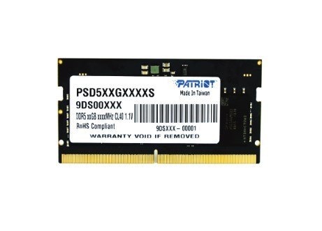 Patriot Memory PATRIOT SIGNATURE SO-DIMM DDR5 16GB 4800MHz 1 Rank