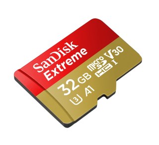 SanDisk Karta pamięci SanDisk Extreme SDSQXAF-032G-GN6AA (32GB; Class U3; Adapter, Karta pamięci)