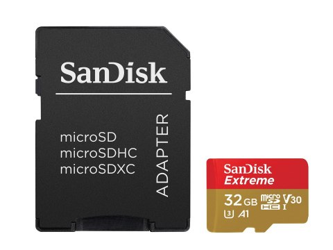 SanDisk Karta pamięci SanDisk Extreme SDSQXAF-032G-GN6AA (32GB; Class U3; Adapter, Karta pamięci)