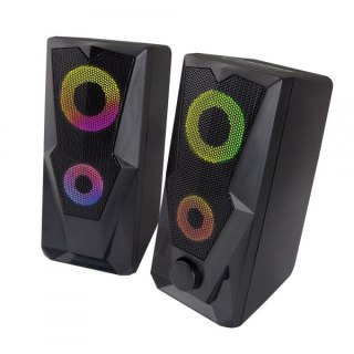 Esperanza ESPERANZA GŁOŚNIKI 2.0 USB LED RAINBOW BAILA EGS103