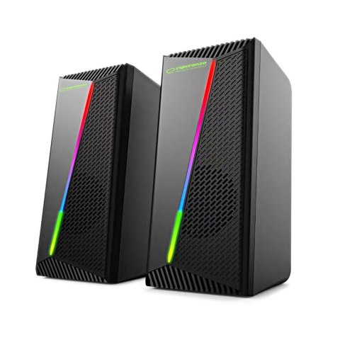 Esperanza ESPERANZA GŁOŚNIKI 2.0 USB LED RAINBOW NORTEC EGS106