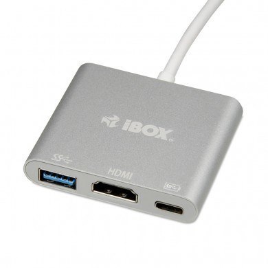 IBOX Adapter IBOX IUH3CFT1 (kolor srebrny)