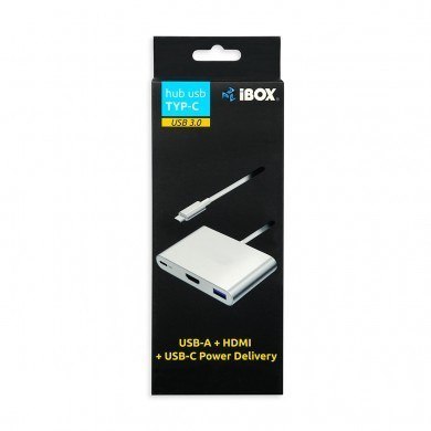 IBOX Adapter IBOX IUH3CFT1 (kolor srebrny)