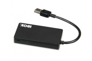 IBOX Hub IBOX USB 3.0 CZARNY 4-PORTY, SLIM IUH3F56 (4x USB 3.0; kolor czarny)