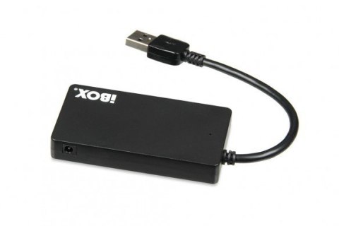IBOX Hub IBOX USB 3.0 CZARNY 4-PORTY, SLIM IUH3F56 (4x USB 3.0; kolor czarny)