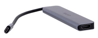 UNITEK UNITEK HUB USB-C 7W1, HDMI 4K, PD 100W, 5GBPS, ALU