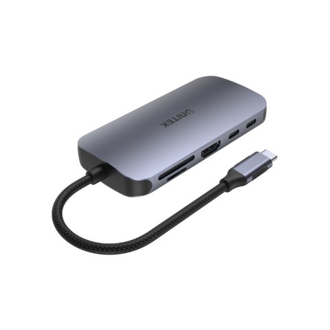 UNITEK UNITEK HUB USB-C N9+, USB-C, HDMI, PD 100W, SD