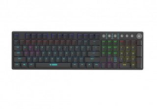 IBOX KLAWIATURA I-BOX AURORA K-6 RGB, MECHANICZNA, RED SWITCH, LOW PROFILE GAMING