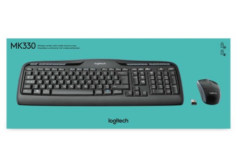 Logitech ZESTAW LOGITECH WIRELESS COMBO MK330 BEZPRZEWODOWY