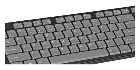 NATEC NATEC KLAWIATURA DISCUS 2 US SLIM CZARNA NKL-1829