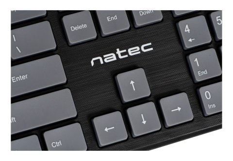 NATEC NATEC KLAWIATURA DISCUS 2 US SLIM CZARNA NKL-1829