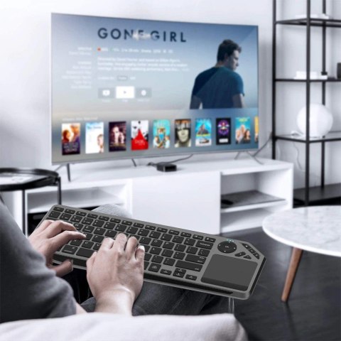 TECHly TECHLY BEZPRZEWODOWA KLAWIATURA DUALNA BT/RF TOUCH