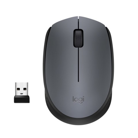 Logitech Mysz Logitech M170 910-004642 (optyczna; 1000 DPI; kolor szary; )