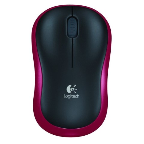 Logitech Mysz Logitech M185 910-002240 (optyczna; 1000 DPI; kolor czerwony)