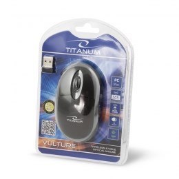 TITANUM Mysz komputerowa TITANUM Vulture 3D TM116E (optyczna; 1000 DPI; kolor czarny, kolor szary)
