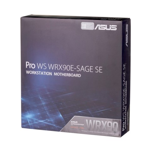 ASUS Płyta główna Asus Pro WS WRX90E-SAGE SE 1x sTR5 AMD ryzen Threadripper PRO 7000 SoC (8x DIMM, 4x SATA, 2x SlimSAS, 4xM.2, 2x10Gb