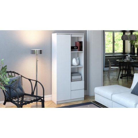 TOP E SHOP REGAŁ BIUROWY RS-80 BILY BIAŁY KOMPLET