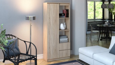 TOP E SHOP REGAŁ BIUROWY RS-80 BILY sonoma