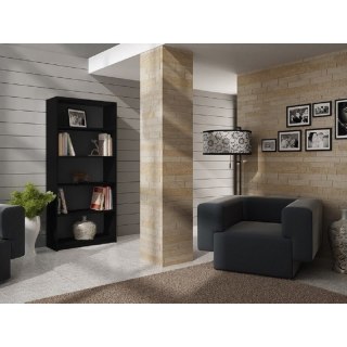 TOP E SHOP REGAŁ NA KSIĄŻKI 80 CM CZARNY