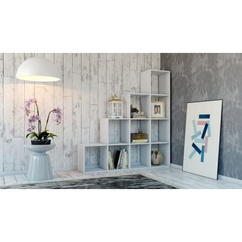 TOP E SHOP REGAŁ SCHODKOWY STEP RS-40 BIAŁY