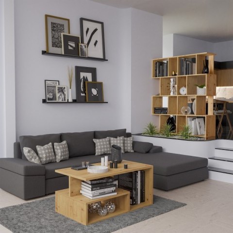 TOP E SHOP Regał FIESTA 4P 59,5x30xH140 artisan