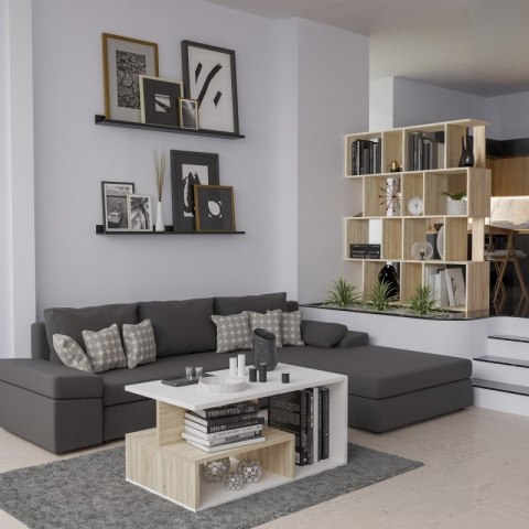 TOP E SHOP Regał FIESTA 4P 59,5x30xH140 sonoma