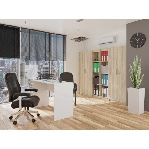 TOP E SHOP Szafa aktowa OLIV 2D 74x35xH180 sonoma