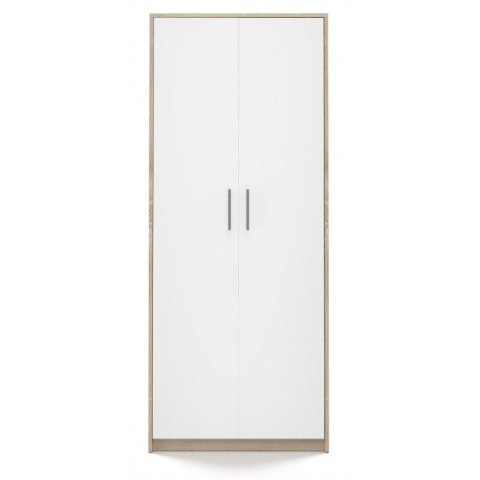 TOP E SHOP Szafa aktowa OLIV 2D 74x35xH180 sonoma/biały