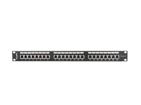 Lanberg Patch panel Lanberg PPS6-1024-B (1U; kat. 6; 24xRJ-45)