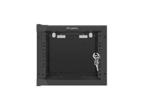 Lanberg Szafa rack Lanberg WF10-2304-10B (4U; 240mm / 280mm / 310 mm; wisząca; Szklane; 10"; kolor czarny)