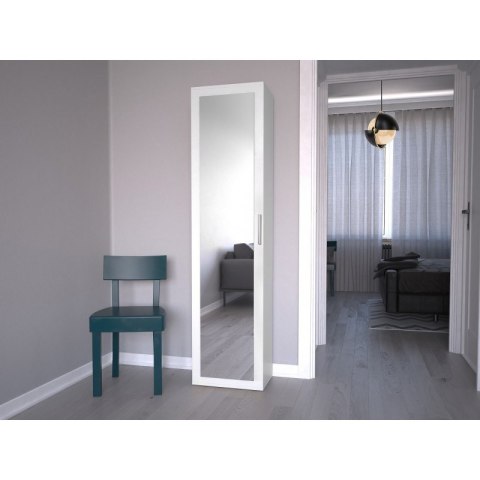 TOP E SHOP DUO BIAŁY SZAFA Z LUSTREM