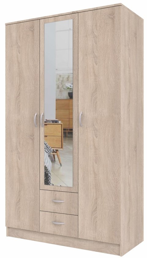 TOP E SHOP SZAFA ROMANA 120X205 SONOMA Z LUSTREM