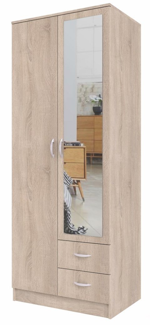 TOP E SHOP SZAFA ROMANA 80X205 SONOMA Z LUSTREM