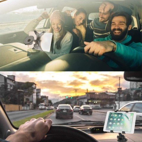 TECHly TECHLY UNIWERSALNY UCHWYT DO TABLETU Z PRZYSSAWKĄ