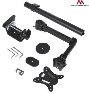 Maclean Uchwyt biurkowy do monitora Maclean MC-690 (biurkowy, Obrotowy, Uchylny; 13" - 27"; max. 8kg)