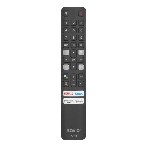 SAVIO SAVIO PILOT UNIWERSALNY DO TV /ZAMIENNIK DO TV TCL - SMART TV RC-15