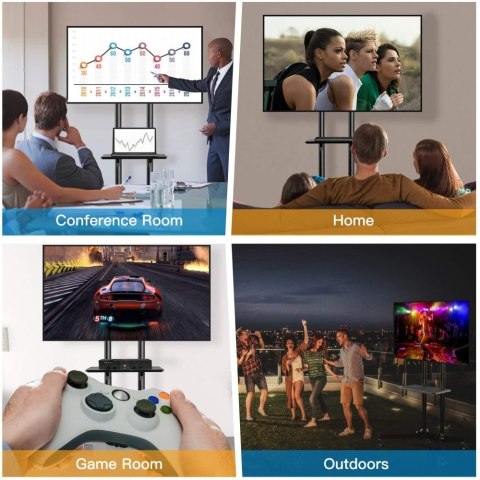 TECHly TECHLY STOJAK MOBILNY TV LED/LCD 37-70 CALI 50KG 2