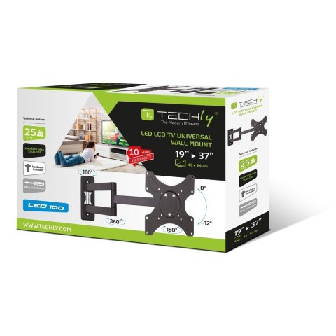 TECHly TECHLY UCHWYT ŚCIENNY TV LED/LCD 19-37 CALI 25KG O