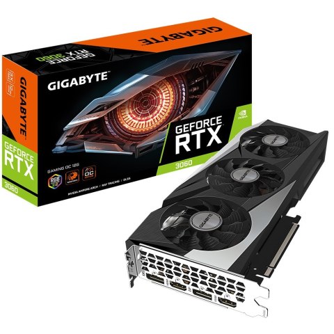 Gigabyte Karta graficzna Gigabyte GeForce RTX 3060 GAMING OC 12GB rev. 2.0 GDDR6