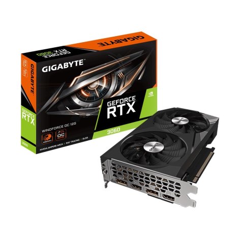 Gigabyte Karta graficzna Gigabyte GeForce RTX 3060 WINDFORCE OC 12GB rev. 2.0 GDDR6