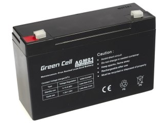 Green Cell GREEN CELL AKUMULATOR ŻELOWY AGM01 6V 12AH