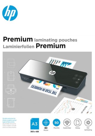 Hewlett-Packard HP Folia laminacyjna PREMIUM A3 80 mic, 50 szt.