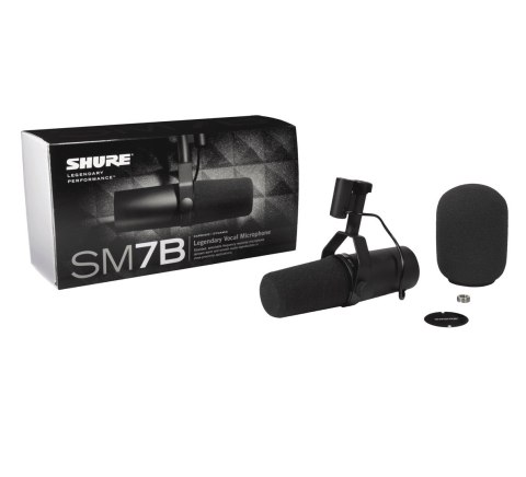 SHURE Shure SM7B - Mikrofon dynamiczny, kardioidalny, lektorski - radiowy