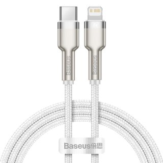 Baseus BASEUS KABEL USB-C LIGHTNING CAFULE PD 1M BIAŁY