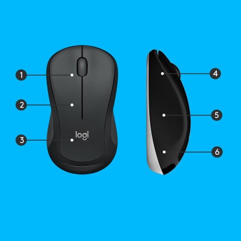 Logitech Zestaw klawiatura + mysz membranowa Logitech MK540 920-008685 (USB; kolor czarny; optyczna; 1000 DPI)