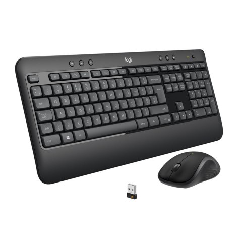 Logitech Zestaw klawiatura + mysz membranowa Logitech MK540 920-008685 (USB; kolor czarny; optyczna; 1000 DPI)