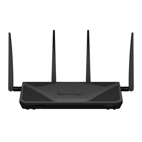 Synology Synology Router RT2600ac, WiFi 5, IEEE 802.11a/b/g/n/ac, 3x 1GbE + 4x 1GbE(Dual WAN), 1xUSB 3.0, 1xUSB 2.0, 1x SD card reader