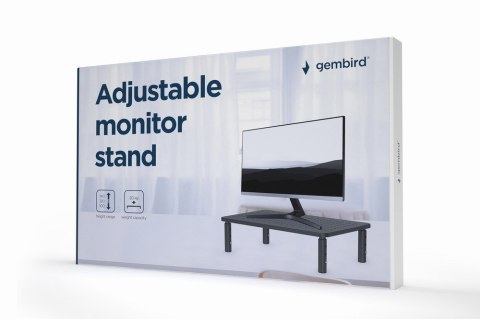 GEMBIRD GEMBIRD REGULOWANY STOJAK NA MONITOR/LAPTOP (KSZTAŁT PROSTOKĄTNY)