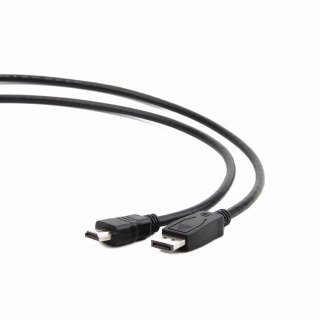 GEMBIRD Kabel GEMBIRD CC-DP-HDMI-1M (DisplayPort - MHDMI M - 1m; kolor czarny)