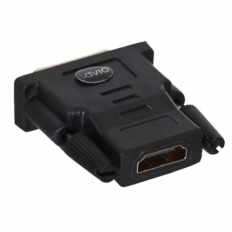 SAVIO Adapter SAVIO cl-21 (HDMI F - DVI-D M; kolor czarny)